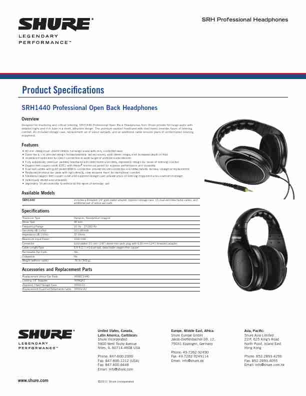 Shure Headphones SRH1440-page_pdf